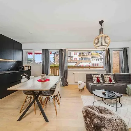 Appartamento Center With Fireplace And Parking Crans-Montana