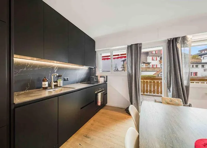 Center With Fireplace And Parking Crans-Montana