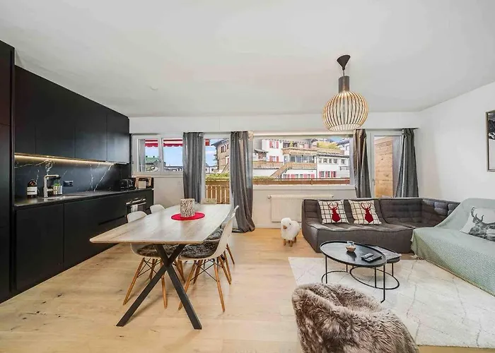 Appartamento Center With Fireplace And Parking Crans-Montana